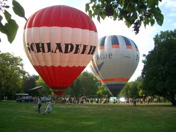 Heissluftballonstart...