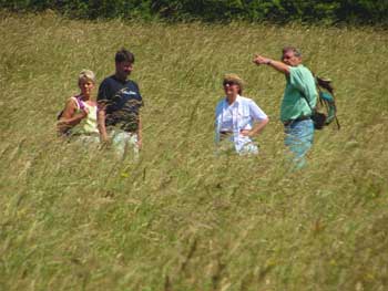 Wanderer in dem Markgräflerland