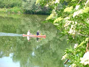 Kanufahrten auf dem Altrhein